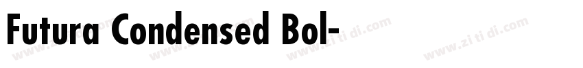 Futura Condensed Bol字体转换 Futura Condensed Bol字体转换